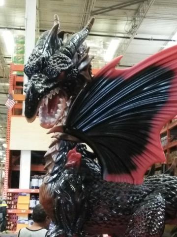 Holloween Dragon at Home Depot 3