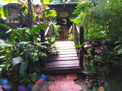 Casa Lima Bed and Breakfast 6-26-2019  Walkway Bridge