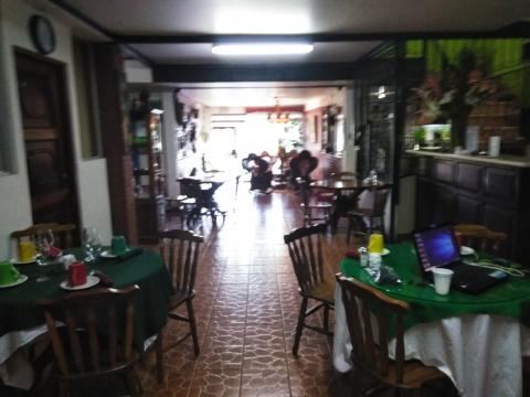 Casa Lima Bed and Breakfast 6-26-2019 This is a view of the Lobby, Office and the Restaurant.