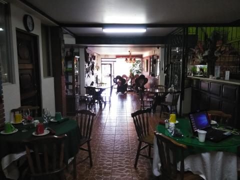 Casa Lima Bed and Breakfast 6-26-2019  Lobby and Restaurant of the Casa Lima Bed and Breakfast Hotel.