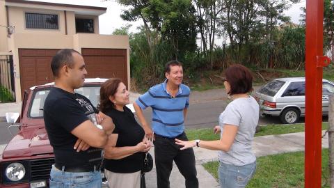 Steven Strasburger, Myriam Norman, Jorge Quiros and Vanessa Rodriguez