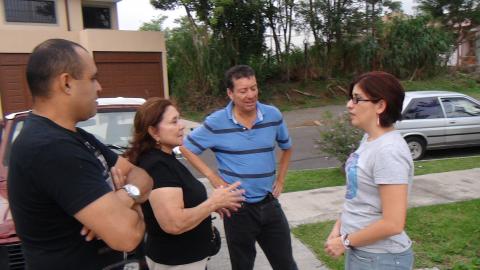 Steven Strasburger, Myriam Norman, Jorge Quiros and Vanessa Rodriguez