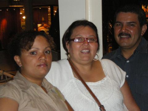 JoAnna Campos, Ana Lucia Castellon and Freddy Garcia Sr. 10-31-2009