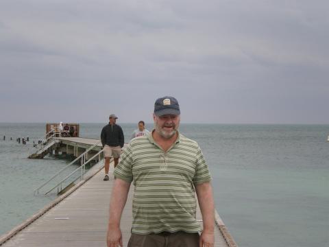 Ronald Norman Walking On The Pier 10-18-2009