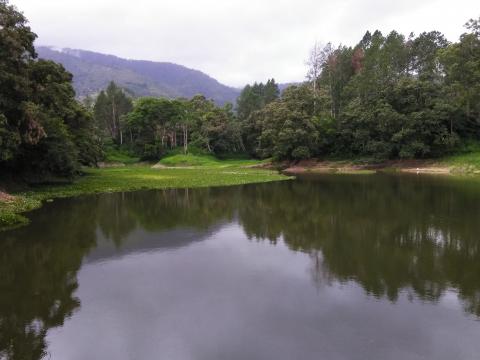 Restaurante La Casona Del Cafetal Mountain View From Across the Lake