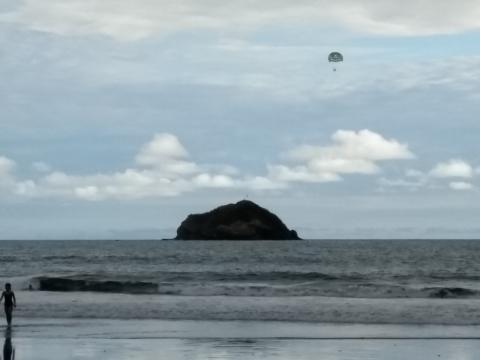 Parasailing at Manuel Antonio Beach, Costa Rica