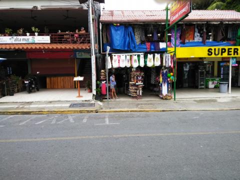 Stores Along the Main Street in Manuel Antonio Beach, Costa Rica