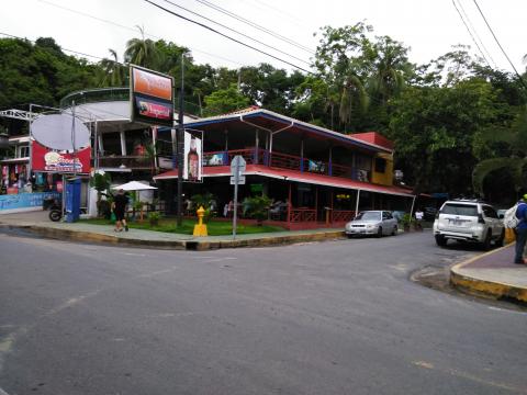 Stores Along the Main Street in Manuel Antonio Beach, Costa Rica