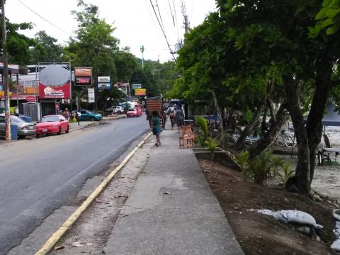 Stores Along the Main Street in Manuel Antonio Beach, Costa Rica