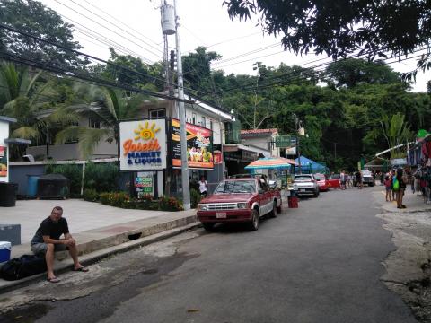 Shops at the Entrance to Parque Nacional Manuel Antonio Park, Manuel Antonio, Costa Rica