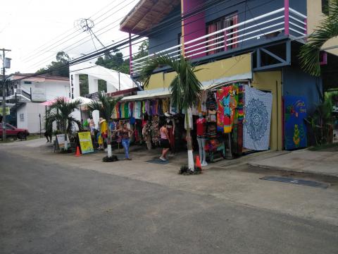 Shops at the Entrance to Parque Nacional Manuel Antonio Park, Manuel Antonio, Costa Rica