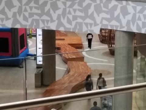 Mall Oxigeno 2nd Floor Looking Down on the Second Floor near we entered the mall.