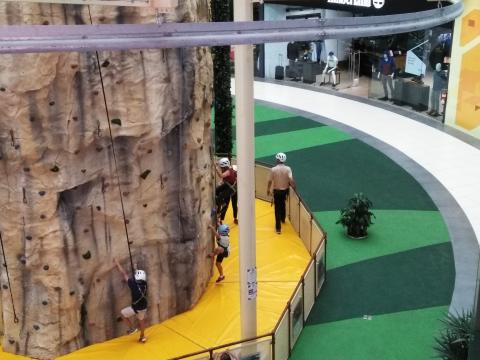 Mall Oxigeno 3rd Floor Rock Climb and Swings