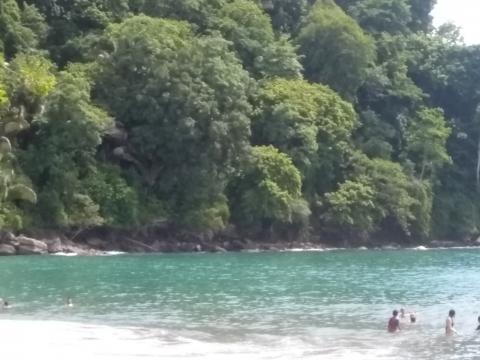 Second Beach in the Parque Nacional Manuel Antonio Park in Costa Rica