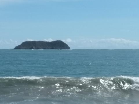 Pacific Ocean Beach Area Located at Parque Nacional Manuel Antonio Park Costa Rica