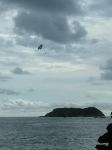 Parasailing at Manuel Antonio Beach, Costa Rica