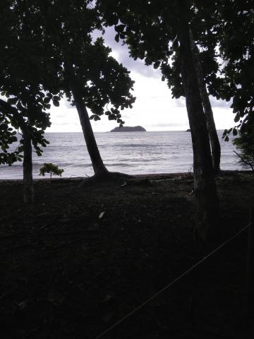 Pacific Ocean Beach Area Located at Parque Nacional Manuel Antonio Park Costa Rica