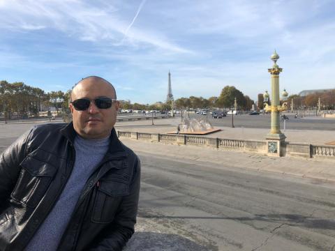 Steven Strausberg View of the Eiffel Tower Paris France 10-24-2018