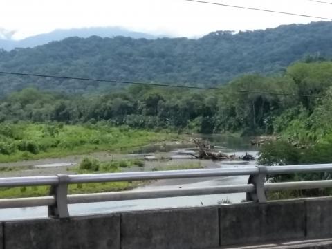 Tarcoles River in Tarcoles, Costa Rica.