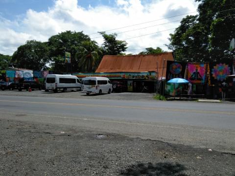 Tourist Shops at the Tarcoles River Bridge in Costa Rica