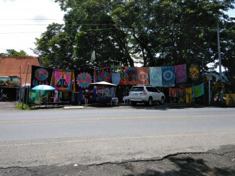 Tourist Shops at the Tarcoles River Bridge in Costa Rica.  