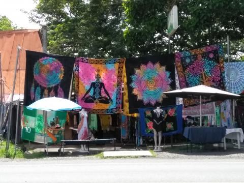 Tourist Shops at the Tarcoles River Bridge in Costa Rica