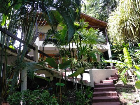 Pathway to The Falls Resort Hotel Rooms in Manuel Antonio, Costa Rica.