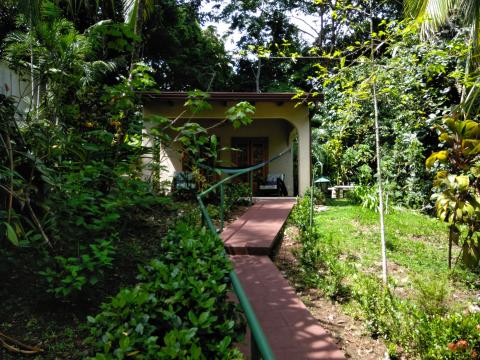 Pathway to The Falls Resort Hotel Rooms in Manuel Antonio, Costa Rica.