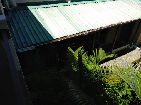 Second Floor Looking Down On The Restaurant of The Falls Resort Hotel at Manuel Antonio, Costa Rica