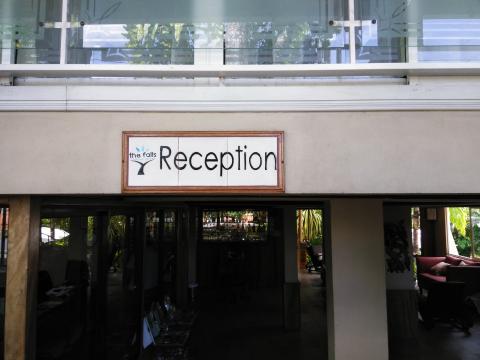 Entrance Lobby to The Falls Resort in Manuel Antonio, Costa Rica 