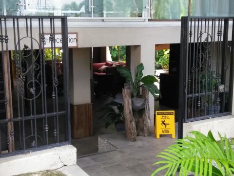 Looking at the Front Lobby of The Falls Resort in Manuel Antonio, Costa Rica