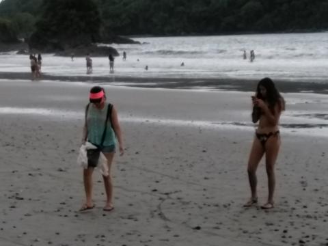 Manuel Antonio Beach, Costa Rica With Marilyn Soto and Nicole Soto