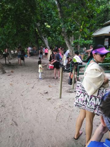 Marilyn Soto on the Return Path to the Entrance to the Parque Nacional Manuel Antonio Park in Costa Rica